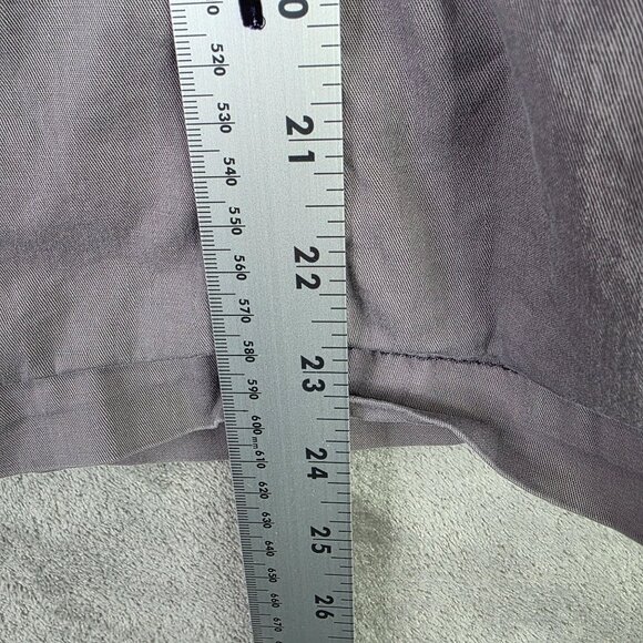 Womens Sonoma Gray Utility Jacket Full Zip Long Sleeve Cotton Stretch Size M - Picture 7 of 8